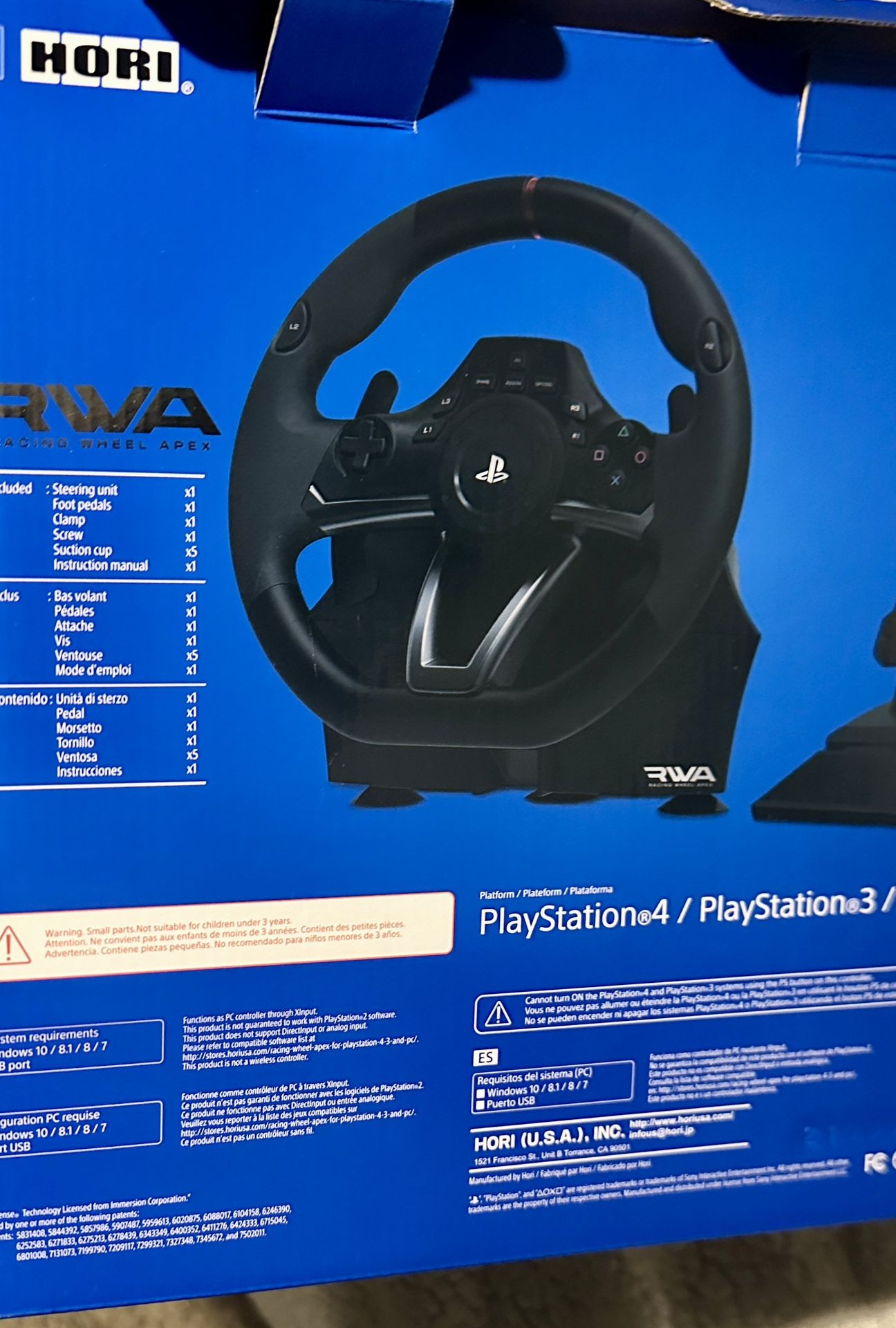 Play Station Racing Wheel Apex