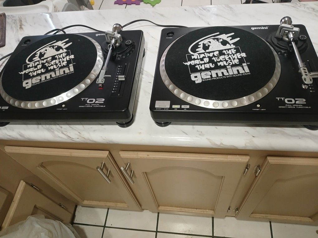 Gemini Direct Drive Turntables