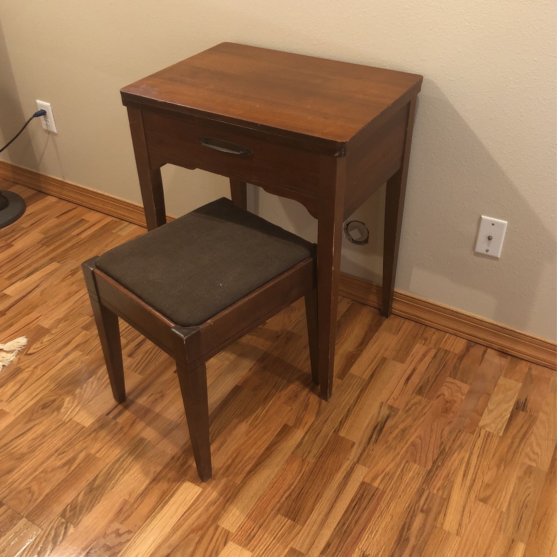 Desk With Bench