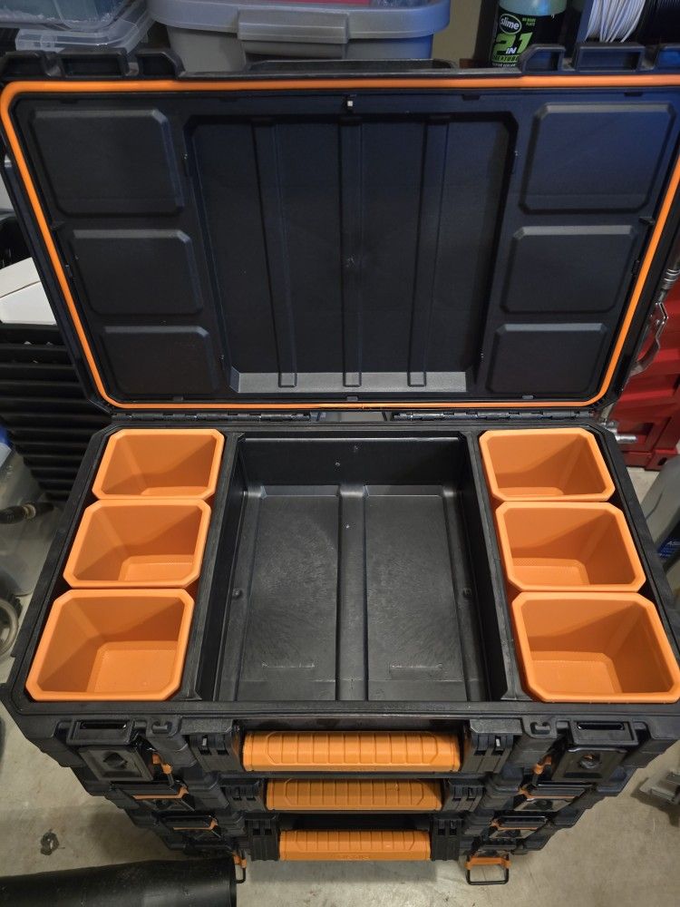 Ridgid Stackable Tool / Parts Box 4 Total 