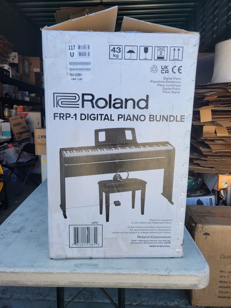 Roland FRP1 Digital Piano Keyboard Bundle for Sale in San Diego, CA
