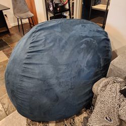 Blue 5-Foot Bean Bag Chair
