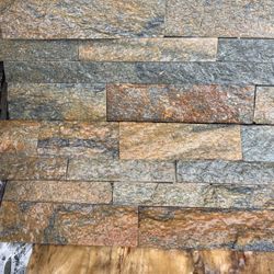 Natural Multicolor Indian Slate Ledge Stone