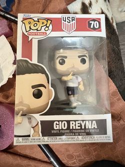 Gio Reyna funko pop football figure collectible in the box