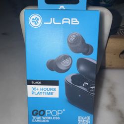 NEW** Jlab GoPop+ Black 