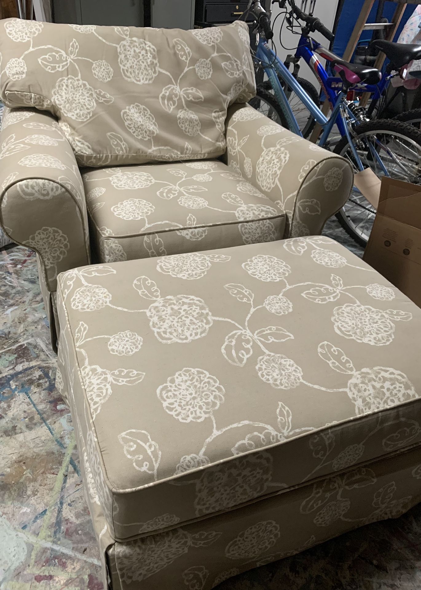 Chair And Ottoman 