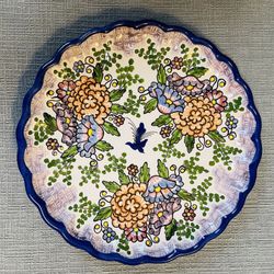 Beautiful Hand Painted  Talavera Plate