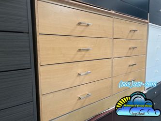 Eight drawer dresser beige cajonera Comoda compressed