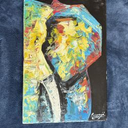 Hand Painted Elephant Canvas