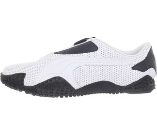 Puma Uni-sex Adult Mostro Perf Leather White And Black