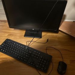 Hp Moniter Mouse And Keyboard