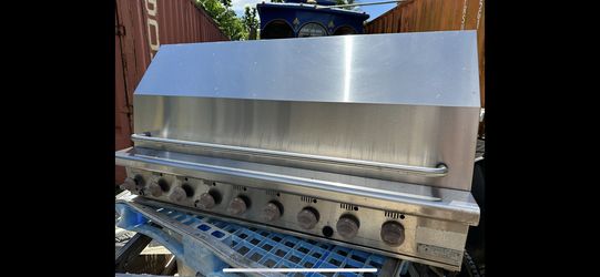 Wolf 48" Built-In Grill Bbq Stainless 