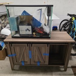 Top Fin 37 Gal Tank And 75 Gal Stand