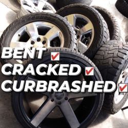 Wheels / Curb rash Wheel / Bent Wheel / Cracked Wheel