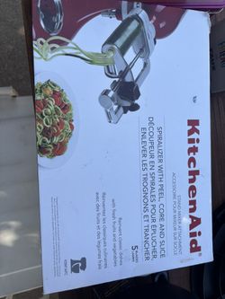 Kitchenaid Spiral Blade 5 Piece Attachment