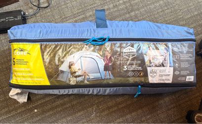 Core Equipment 6 Person Lighted Dome Tent