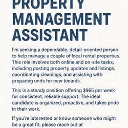 Property Management Assistant 