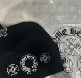 Chrome Hearts Black Knit Beanie