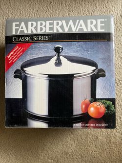 Farberware stainless steel 6 quart pot new in box