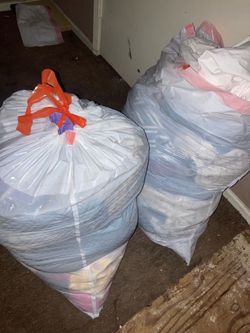 Bags with clothes