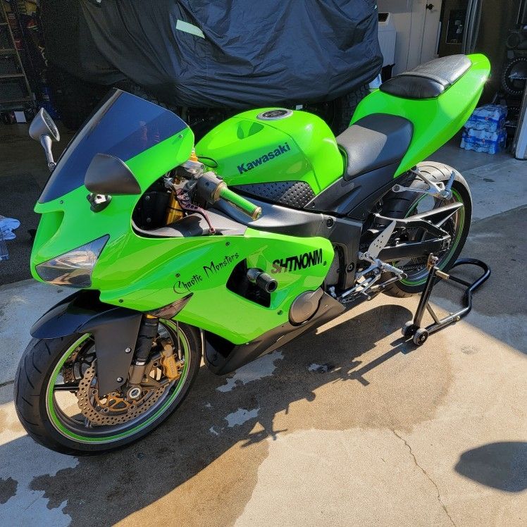 2006 Kawasaki Ninja Zx636 Clean Title Pink In Hand Trade Or Sale