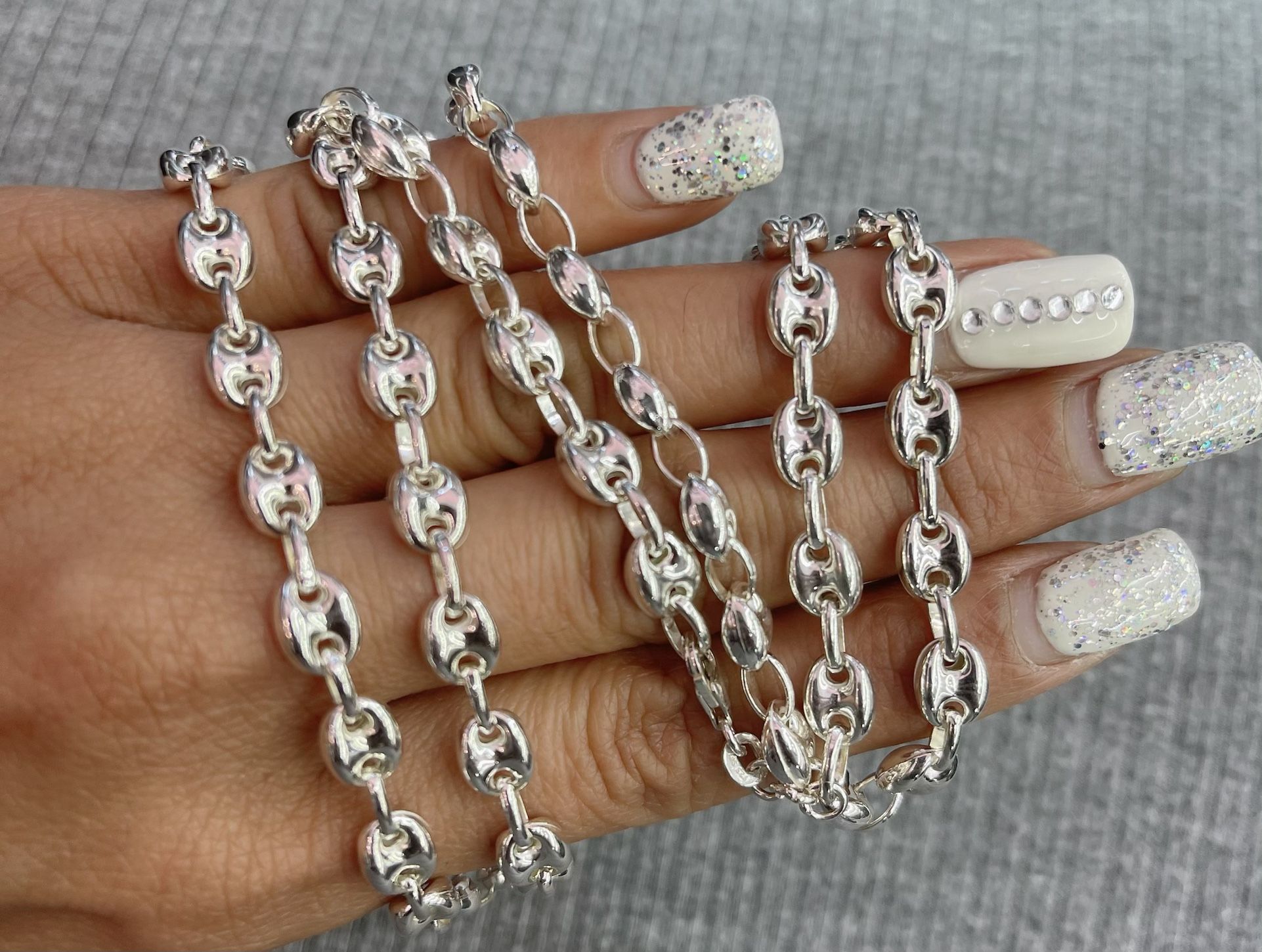 925 Sterling Silver Chain 24” Long