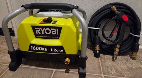 Ryobi Electric Pressure Washer + Uberflex 35-ft Hose + AR MV 925 Pressure Washer Gun w/ Swivel - Auto Detailing Supplies