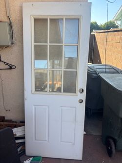 32“ x 80“ exterior door with glass