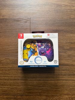 NEW PowerA Pikachu vs Gengar Enhanced Wireless Controller - Nintendo Switch: USB & Bluetooth