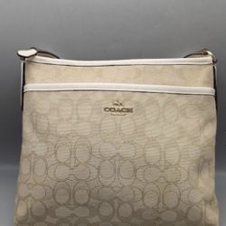 Coach Outline Monogram Jacquard File Crossbody Bag