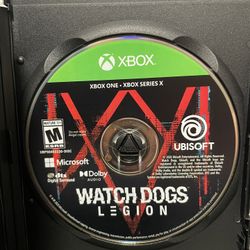 Watch Dogs Legion Xbox One / Series X Video Game Microsoft 2020
