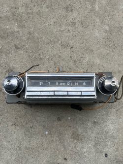 1(contact info removed) Chevy bel air radio