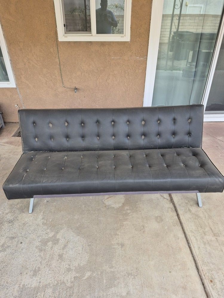 Black Sofa Bed.