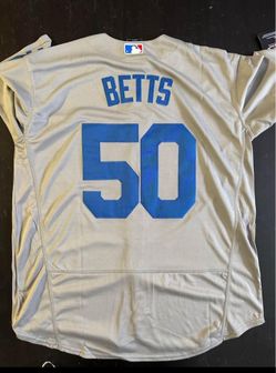 Dodgers Mookie Betts 50 grey jersey ( small to 3X)