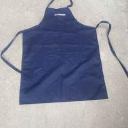 BBQ TIME! 100.% Cotton Denim Apron With Yamaha Logo