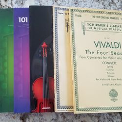 7 Violin Sheet Music Books 7