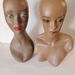 Mannequin Heads $40 For Both 