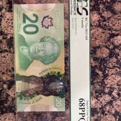 Super High Grade 68! Canada 2012 20 Dollar Polymer 