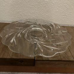 Vintage Glass Cake Stand