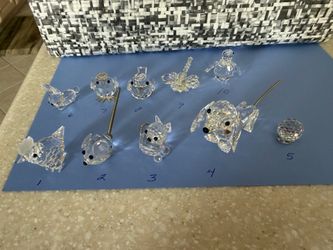 Swarovski crystal animals figures see description
