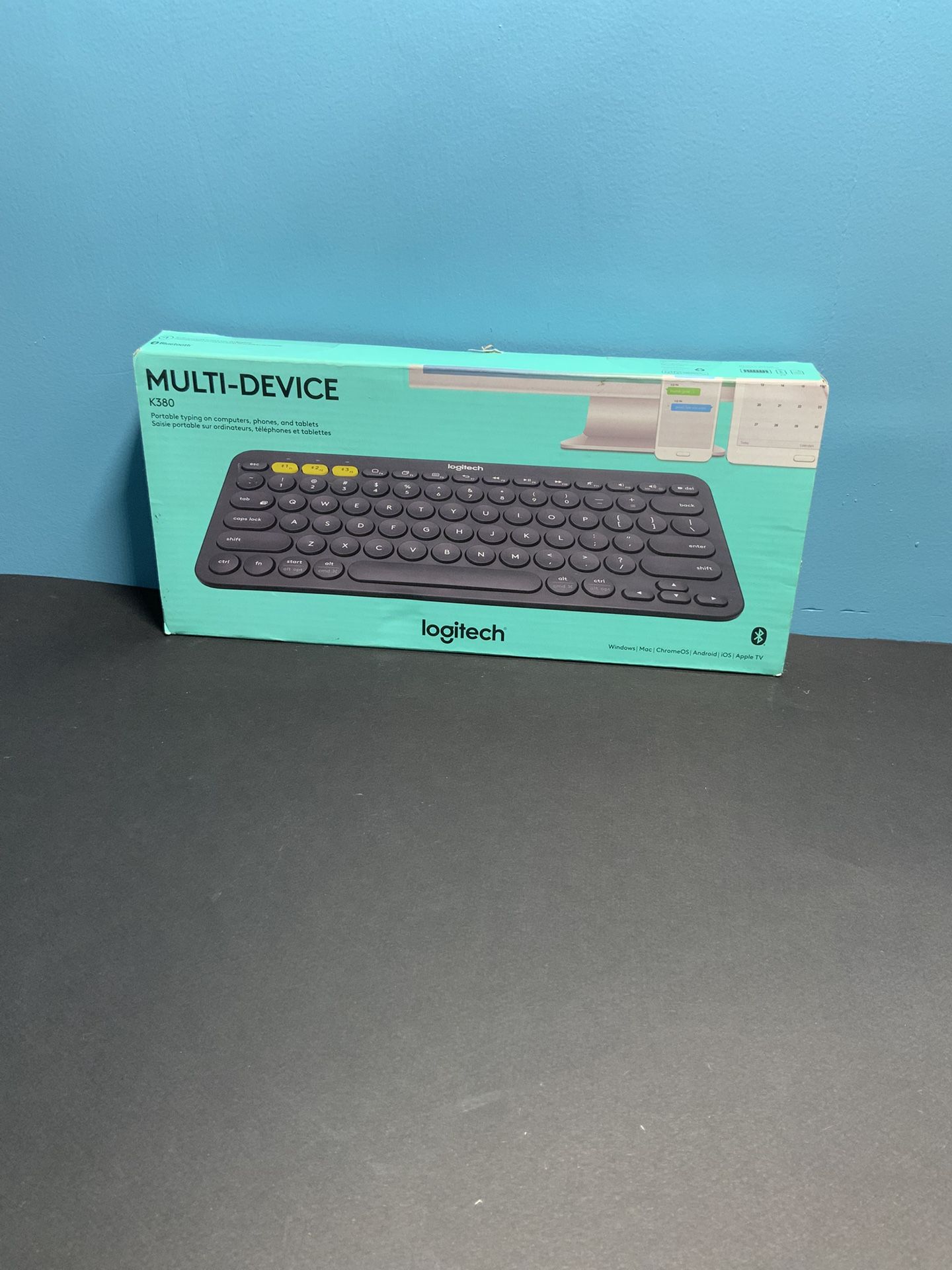 LogiTech Multi-Device Portable Keyboard - Black