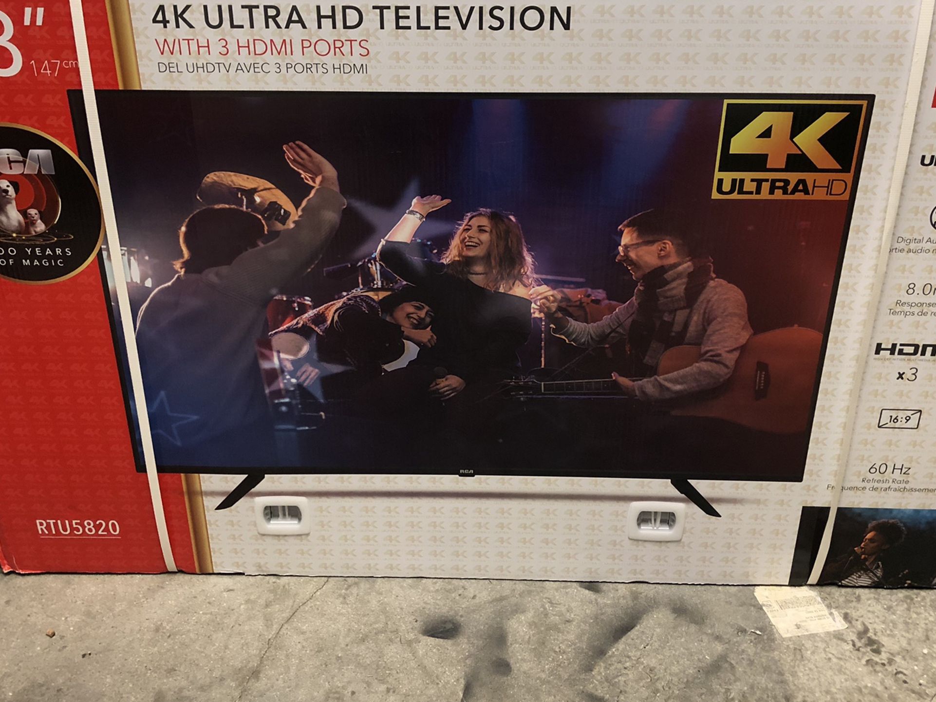 58 Inch 4K Ultra HD Tv