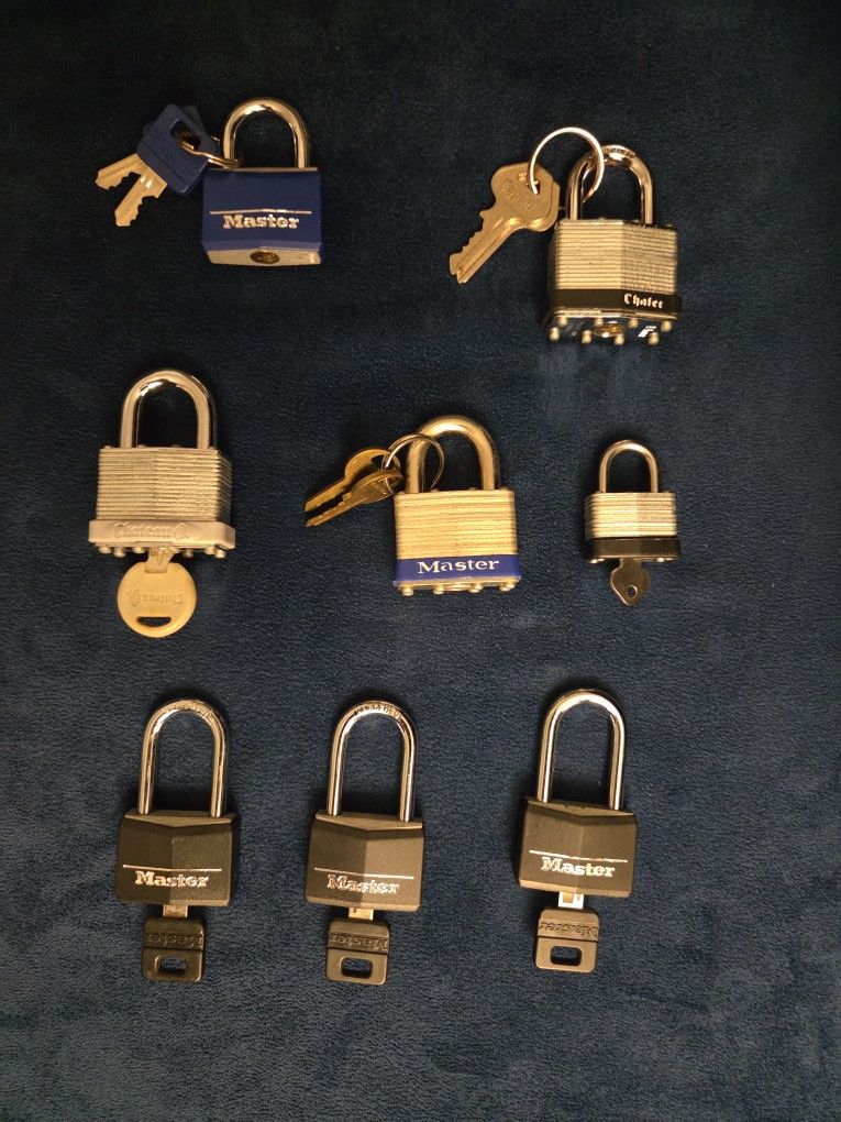 Master Locks And Keys Assorted