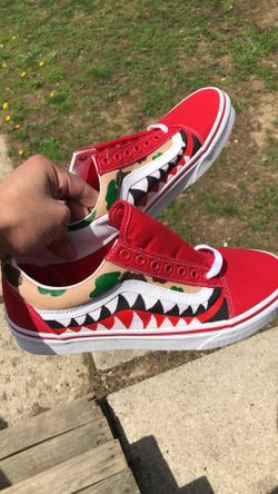 Size8(Red Bape Vans $160)/size 10(LV Supreme af1 $180)!! Do Not Waste My Time