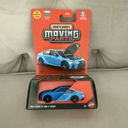 Matchbox 2024 Lexus IS 500 F Sport Moving Parts