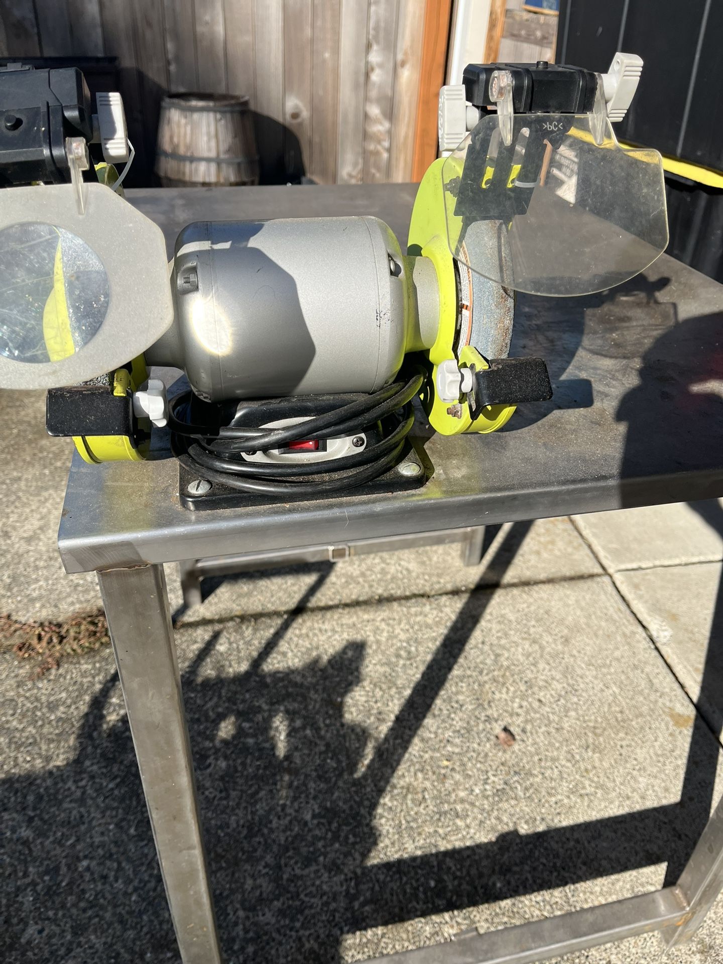 Stainless Steel Workbench Grinder/vice