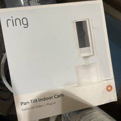 Introducing Ring Pan-Tilt Indoor Cam, 360° pan coverage for home or business, Two-Way talk, easy DIY install (2024 release), White
