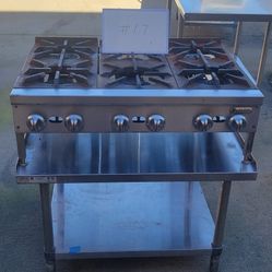 NSF Certified Jade Commercial 6 Burners Stove