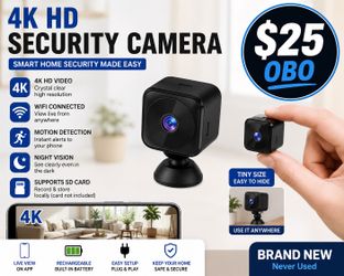 4K HD WiFi Security Camera | Brand New | $25 OBO