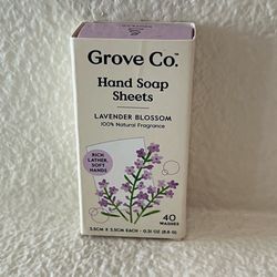 Grove Collaborative 40 Mini Travel Hand Soap Sheets